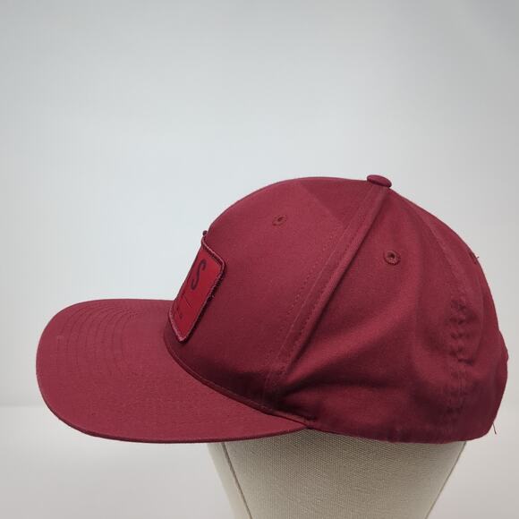 NRS 1972 Designed in Idaho USA Snapback Hat Red One Size Adjustable 6 Panel - Picture 3 of 10